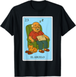 El Abuelo Dormilón | Spanish-Mexican Bingo Gifts for Abuela T-Shirt - Image 2